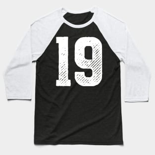 Rough Number 19 Baseball T-Shirt